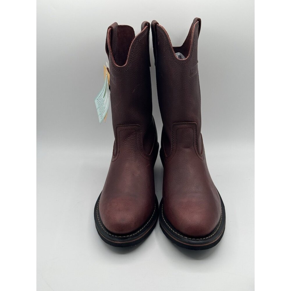 Adtec Men's Ranch Wellington Western Work Boots Brow Genuine Leather 11 M New - Picture 15 of 16